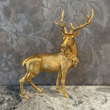 Load image into Gallery viewer, Antique Gold Resin Deer | Four Styles