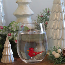 Load image into Gallery viewer, Stemless Wine Glass Holiday Theme