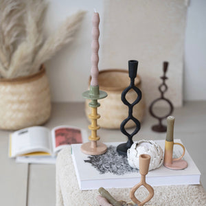 Enameled Metal Taper Holder available at Bench Home