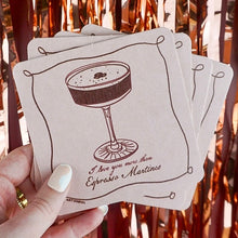 Load image into Gallery viewer, Martini Coasters | Two Styles