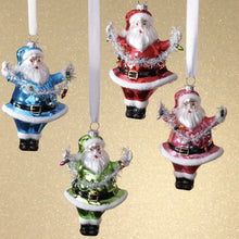 Load image into Gallery viewer, ZODAX Glass Santa Ornaments | Four Styles
