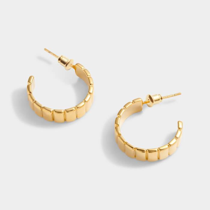 Optimism Amulet Hoop Earrings