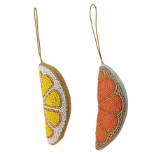 Load image into Gallery viewer, Beaded Citrus Ornament | 2 Styles