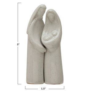 Stoneware Holy Family Set of 2 available at Bench Home