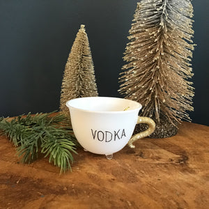 Holiday Teacup Ornaments available at Bench Home