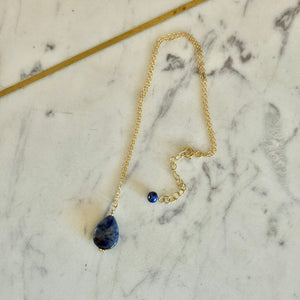 Sodalite Teardrop available at Bench Home