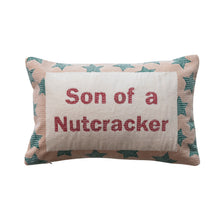 Load image into Gallery viewer, Nutcracker Embroidered Lumbar Pillow