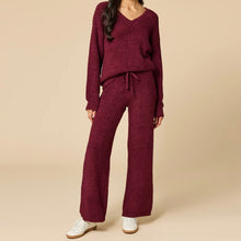 Load image into Gallery viewer, Softies V-Neck with Long Pant Set