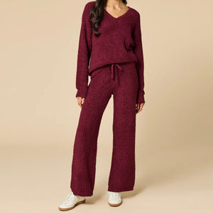 Softies V-Neck with Long Pant Set available at Bench Home