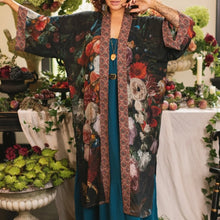 Load image into Gallery viewer, Hummingbird Flight Of Fancy Kimono Robe