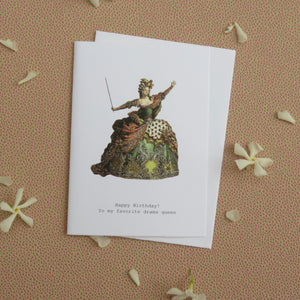 Drama Queen Birthday Card available at Bench Home