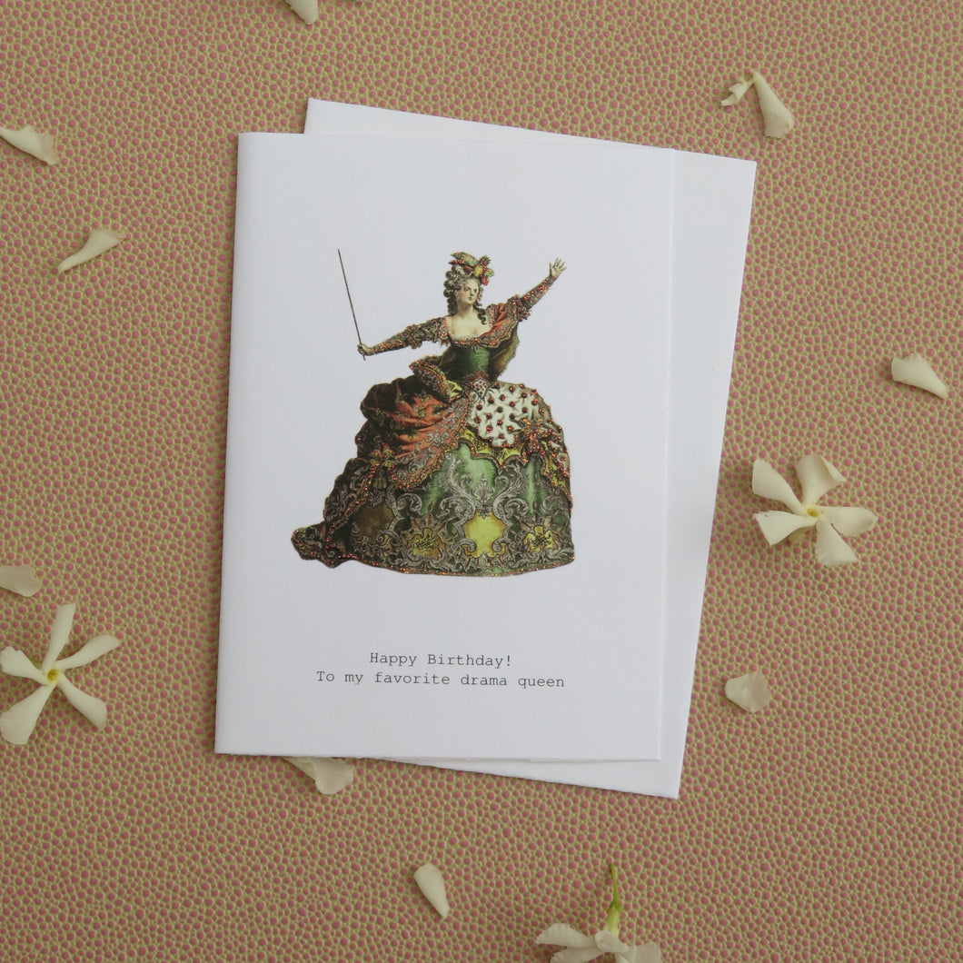 Drama Queen Birthday Card