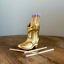 Load image into Gallery viewer, Ceramic Cowboy Boot Matches Holder |3 Styles