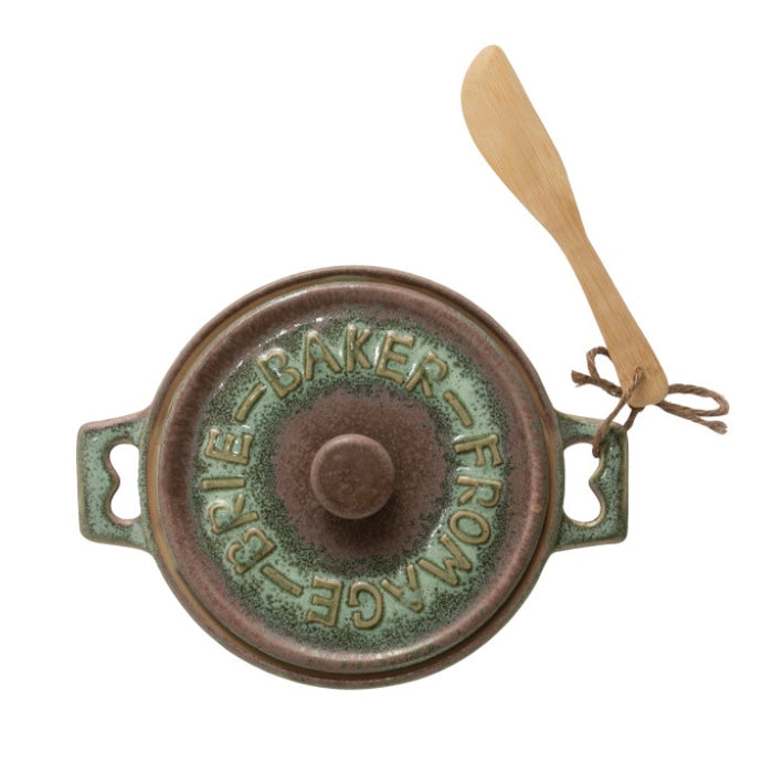 Stoneware Brie Baker | 2 Styles