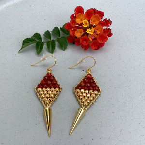 Agate Spike Earrings available at Bench Home