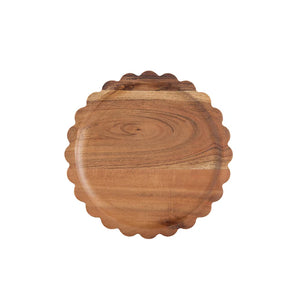 Scalloped Acacia Wood Tray available at Bench Home