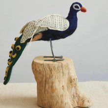 Load image into Gallery viewer, Felted Peacock Ornament