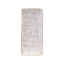 Load image into Gallery viewer, Holiday Pink &amp; White Tray