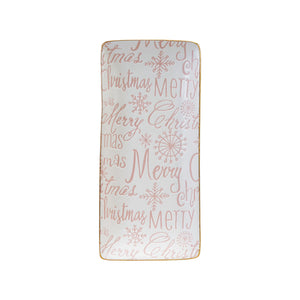 Holiday Pink & White Tray available at Bench Home