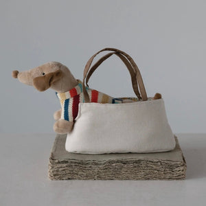 Removable Dachshund in Carrier Toy available at Bench Home