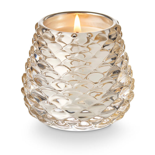 Winter White Pinecone Votive