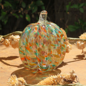 Confetti Mini Glass Pumpkin available at Bench Home