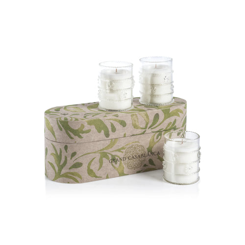 ZODAX Grand Casablanca Scented Candle Trio | 2 Styles