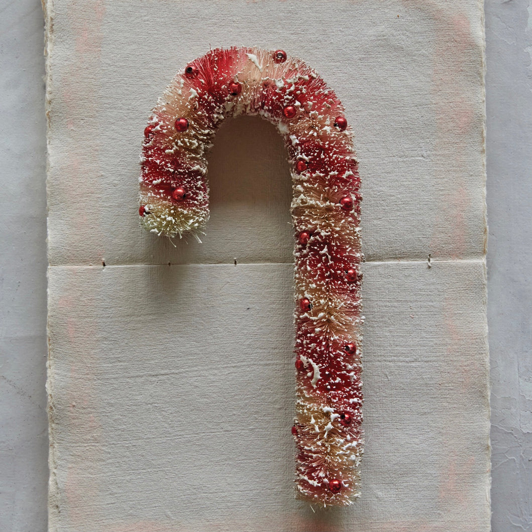 Candy Cane Ornament withBeads
