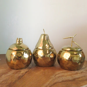Gold Fruit Candles | 3 Styles available at Bench Home