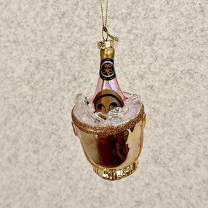 Champagne Bottle Ornament available at Bench Home
