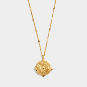 Happiness Antique Coin Necklace available at Bench Home