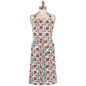 Carnation Block Print Apron available at Bench Home
