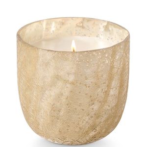 White Winter Crackle Glass Boxed Candle available at Bench Home