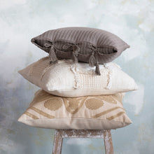 Load image into Gallery viewer, Patch Work Pillow | Cream