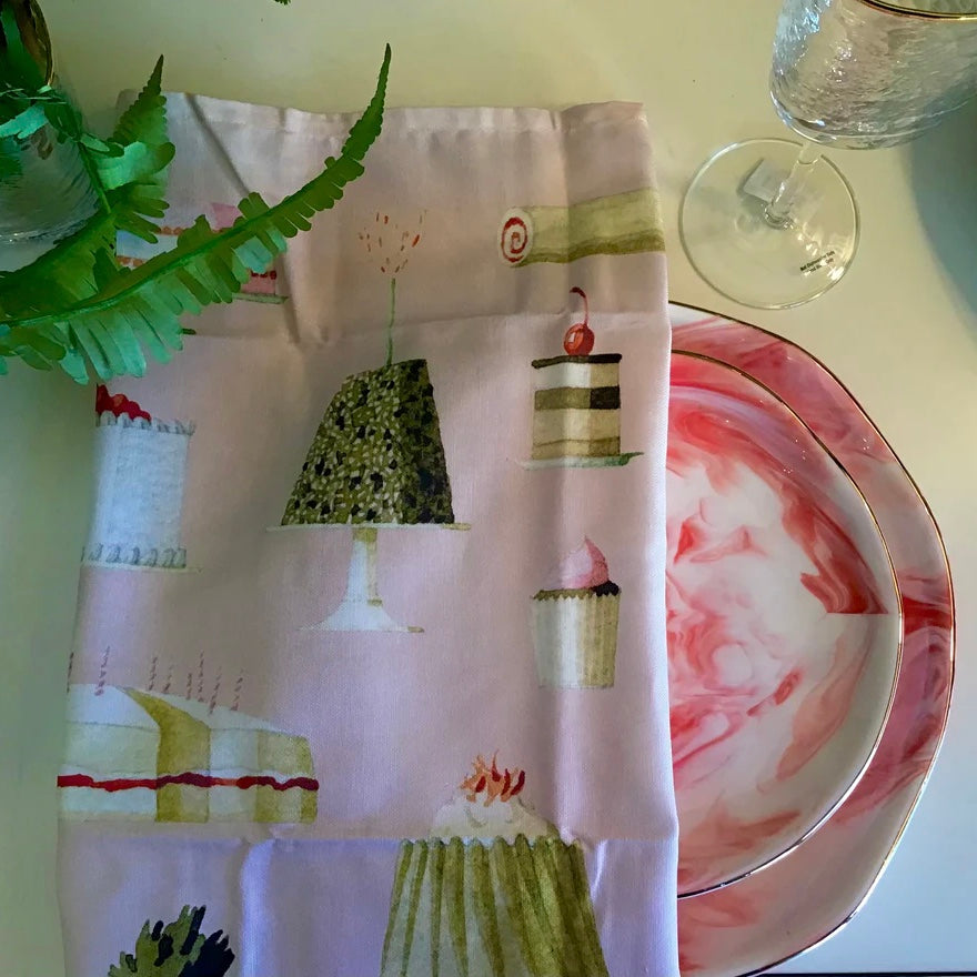 Cakes Tea Towel