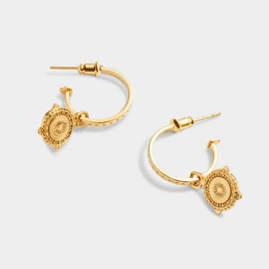 Happiness Antique Coin Earrings available at Bench Home