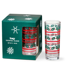 Load image into Gallery viewer, Tis The Season Drinks Glass Set