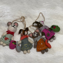 Load image into Gallery viewer, Felt Animal Ornament | Four Styles