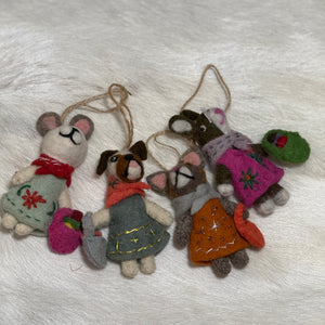 Felt Animal Ornament | Four Styles available at Bench Home