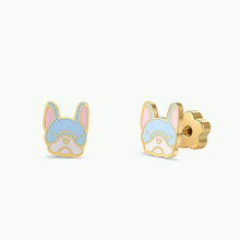 Load image into Gallery viewer, Frenchie Dog Enamel Earrings
