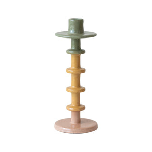Enameled Metal Taper Holder available at Bench Home