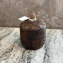 Load image into Gallery viewer, Carved Wood Acorn Mandrin Candle | Three Styles