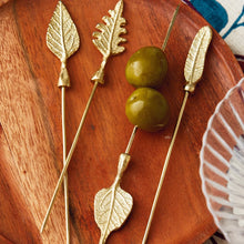 Load image into Gallery viewer, Leaf Cocktail Pick Set