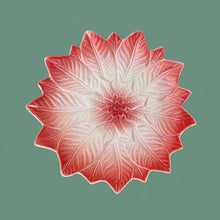 Load image into Gallery viewer, Poinsettia Shaped Plate ￼