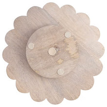 Load image into Gallery viewer, Whitewash Scallop Edge Lazy Susan