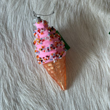 Load image into Gallery viewer, Glass Ice Cream Ornament | Two Styles