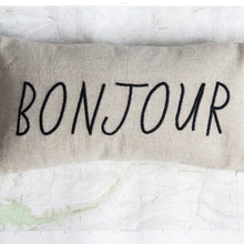 Load image into Gallery viewer, Bonjour Pillow