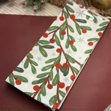 Load image into Gallery viewer, Winter Berry Tea Towels