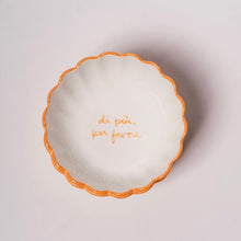 Load image into Gallery viewer, Orange Kinsey Scallop Dessert Bowl