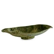 Load image into Gallery viewer, Green Resin Malachite Medium Oval Bowl